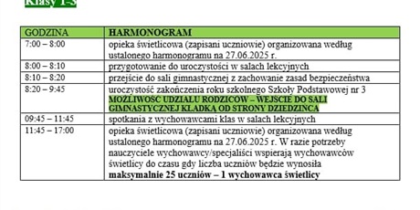 ZAKOŃCZENIE ROKU SZKOLNEGO #SP